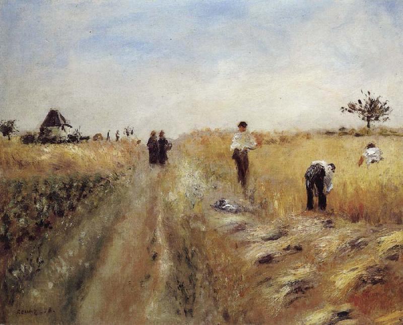 Pierre Renoir The Harvesters oil painting picture